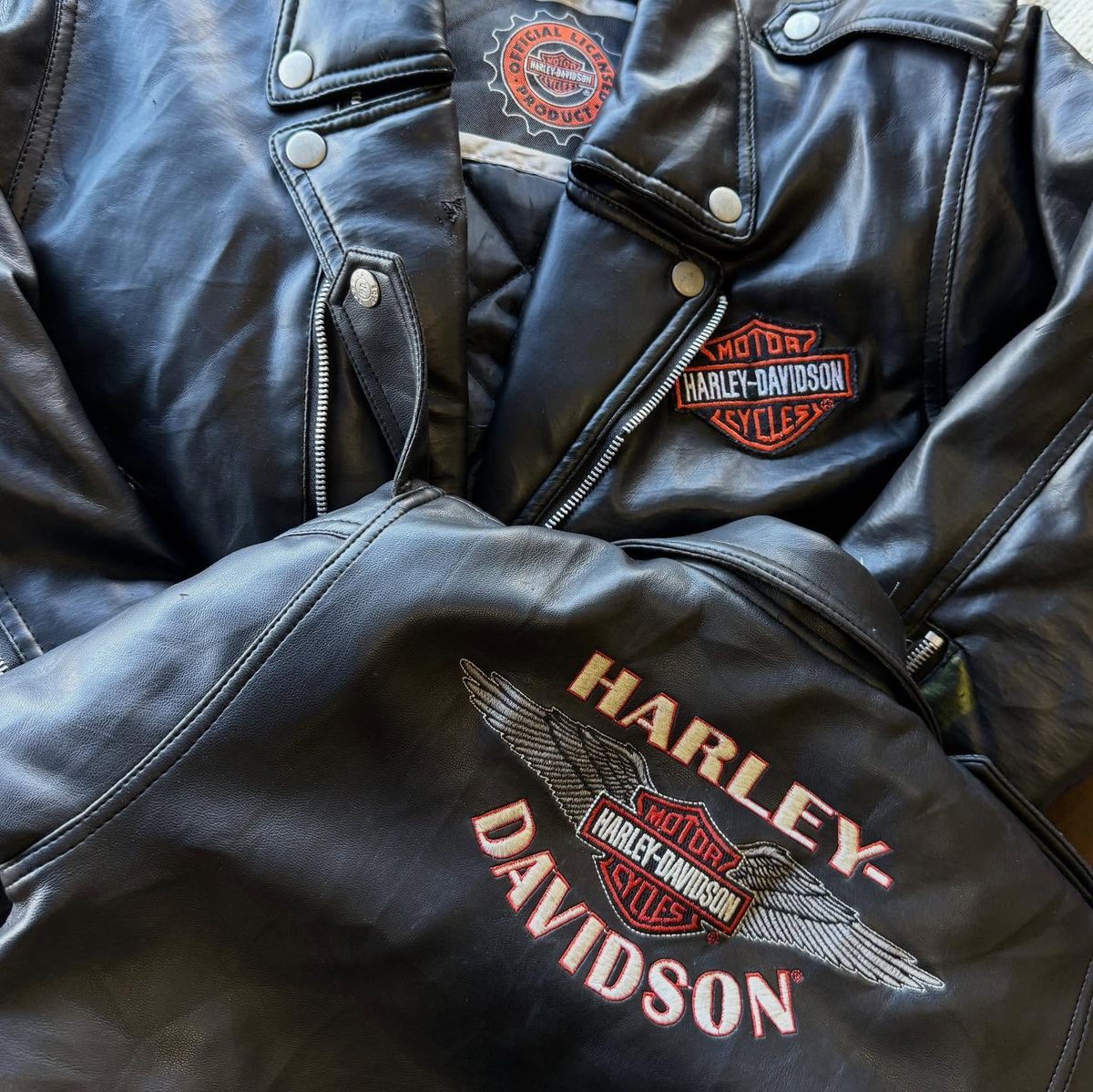 Premium Harley-Davidson leather jackets from the warehouse